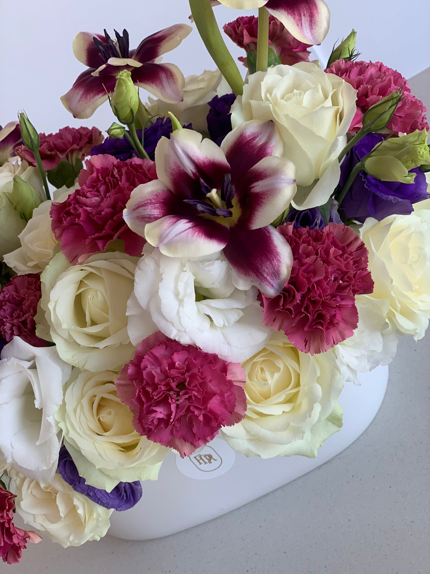 Luxe floral vase arrangement