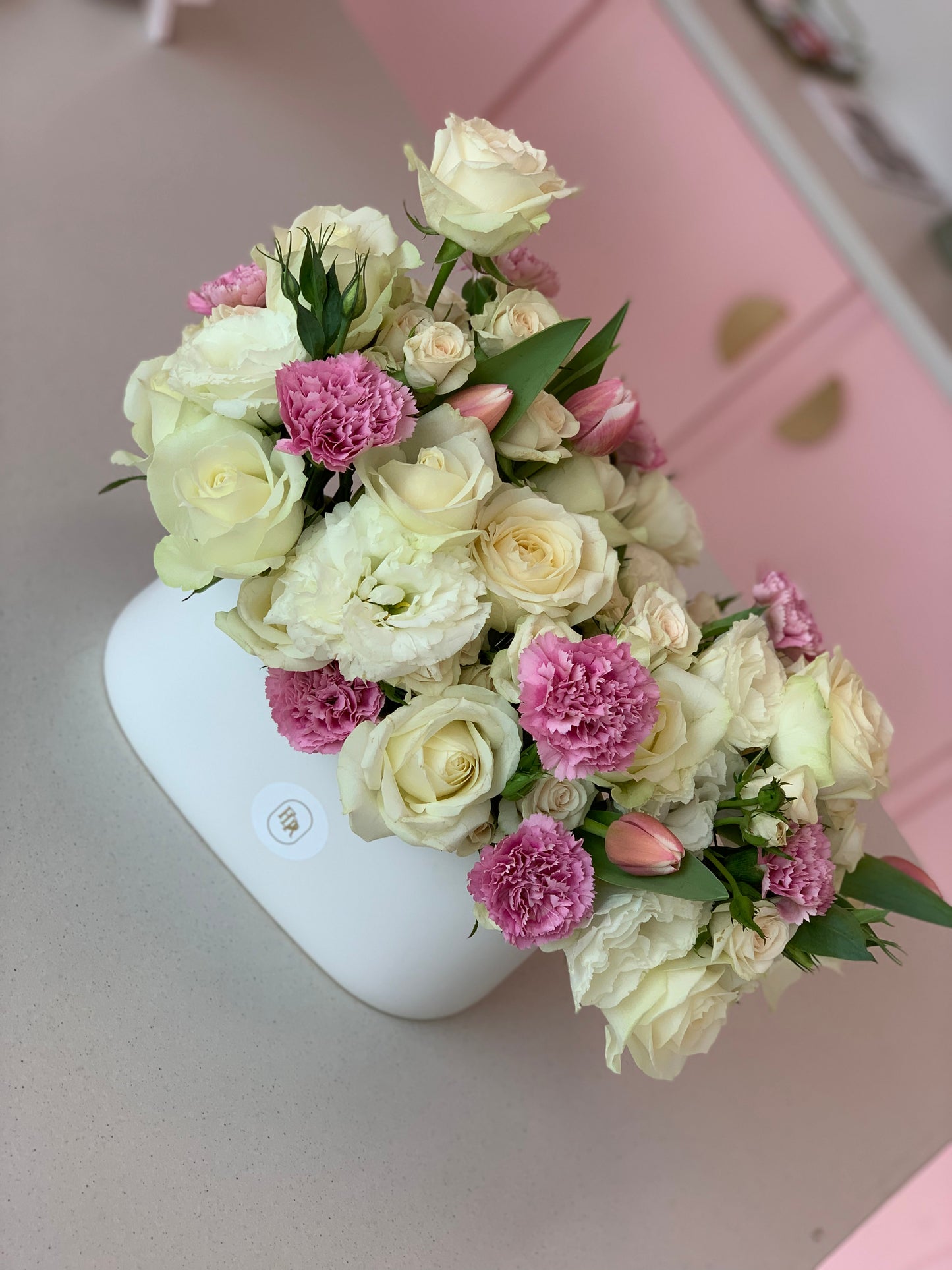 Luxe floral vase arrangement