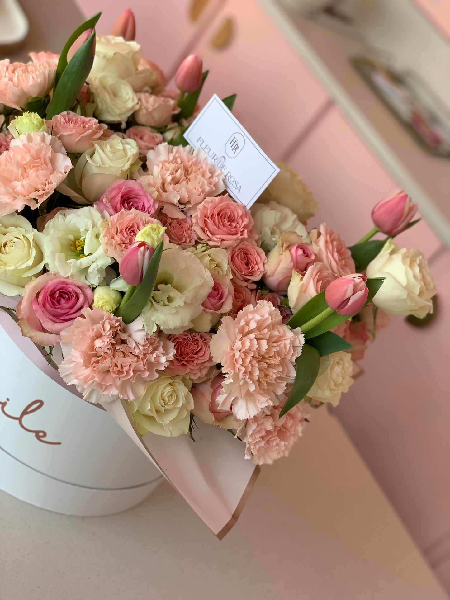 Luxe mix box arrangement