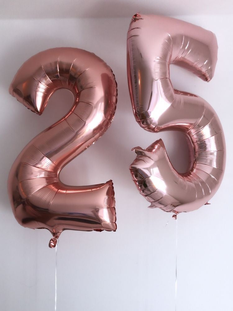 Helium number balloons
