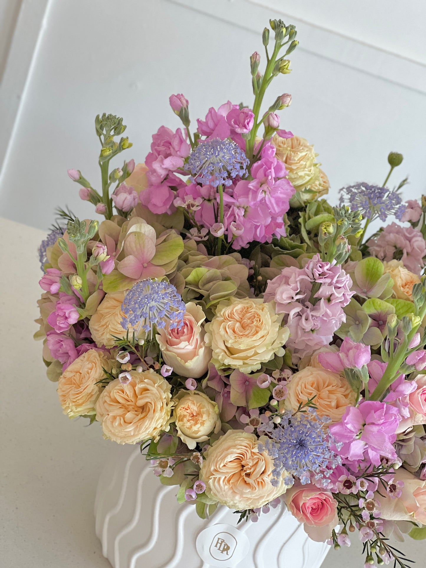 Luxe floral vase arrangement
