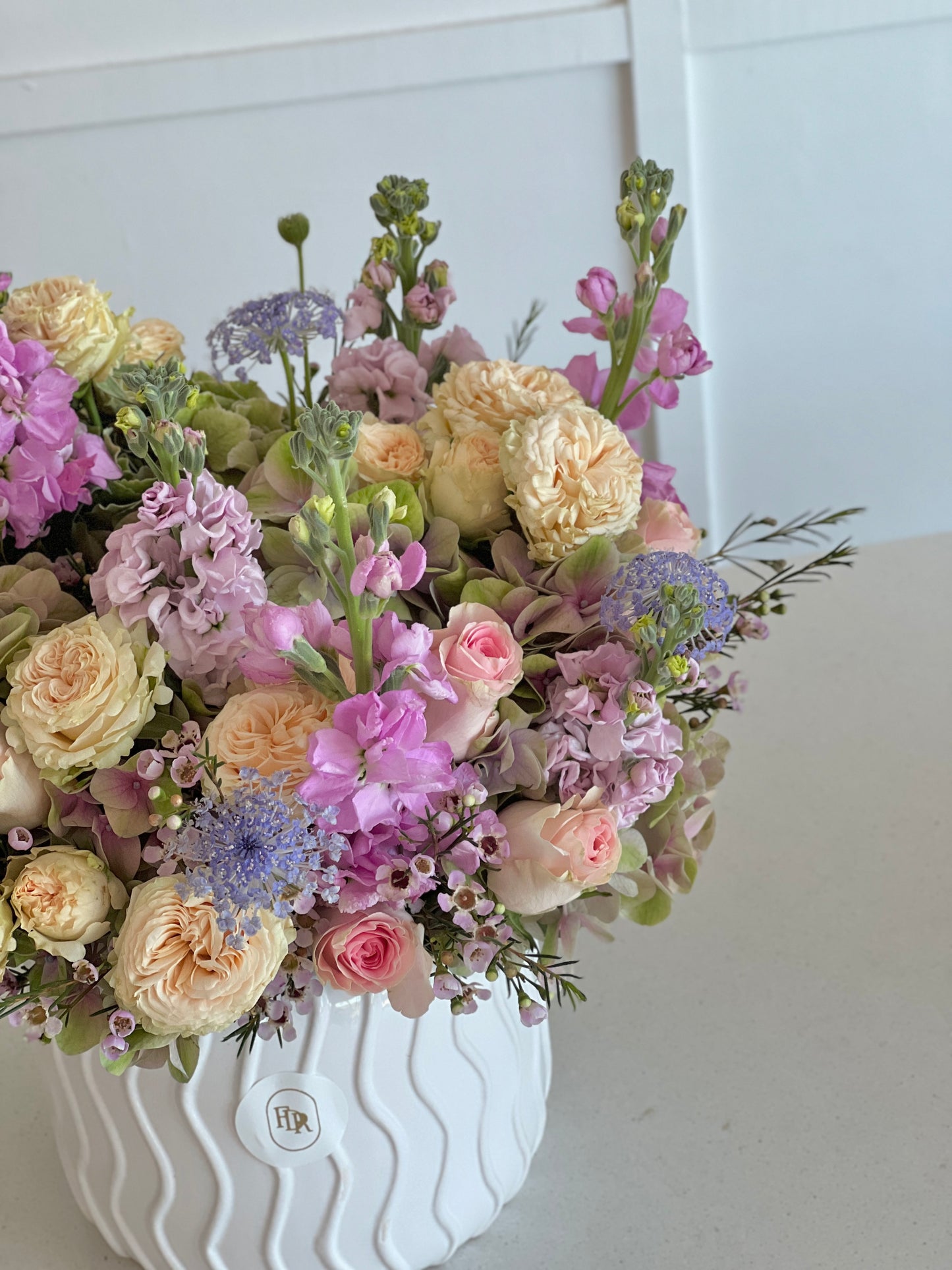 Luxe floral vase arrangement