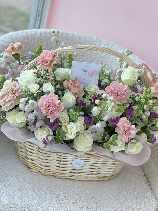 Lush Luxe floral basket