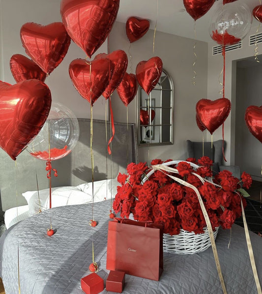Heart Helium Balloons