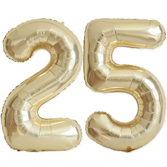 Helium number balloons