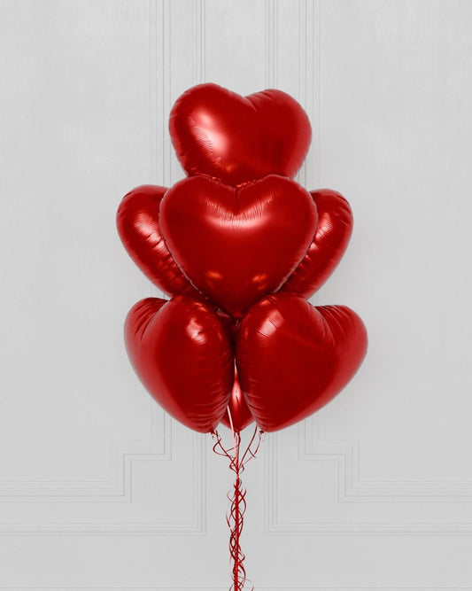 Helium Heart Balloon Bouquet