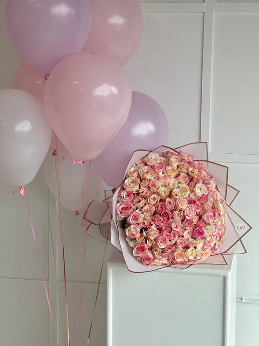 Helium balloon set